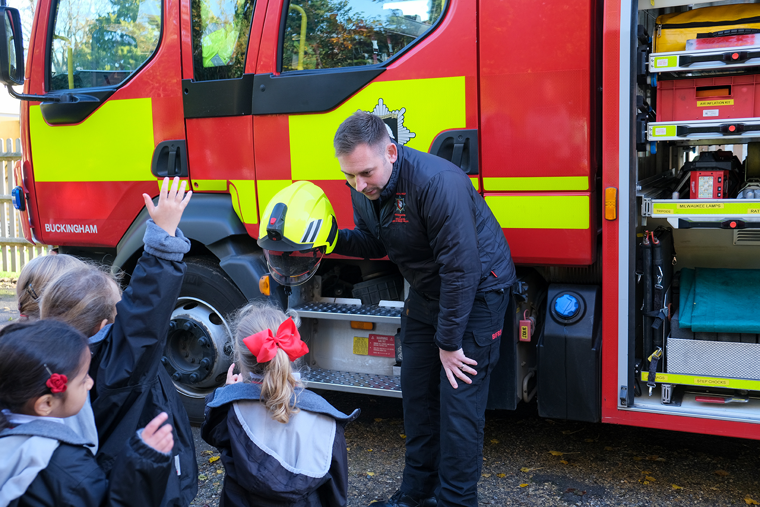 Youngest Students Learn More About Fire Engines | Thornton College