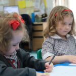 pre prep pupils in class